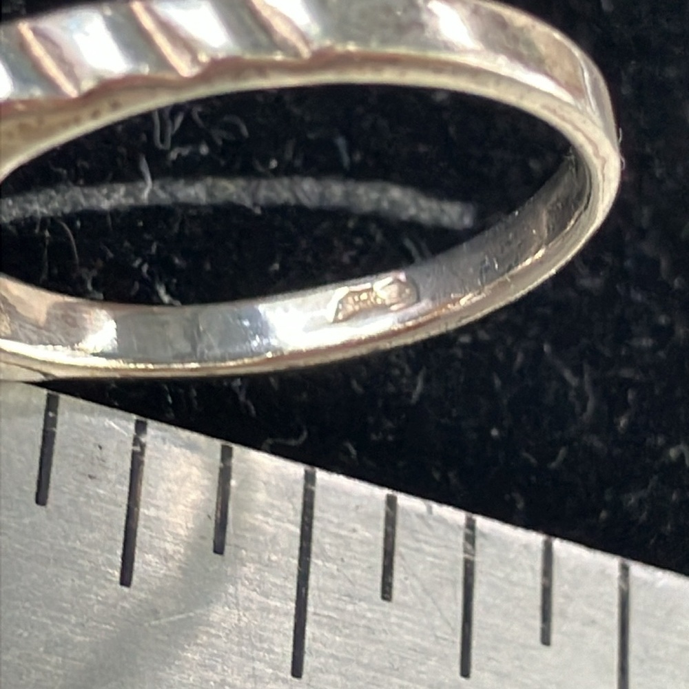 Large Glass Multi-Colored Statement On Sterling S… - image 5